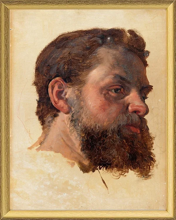 Ein bärtiger Mann – 1841