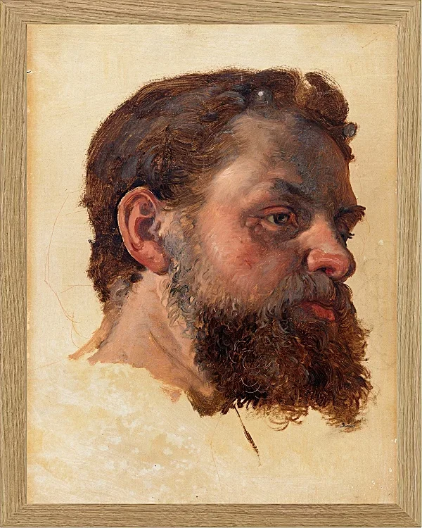 Ein bärtiger Mann – 1841