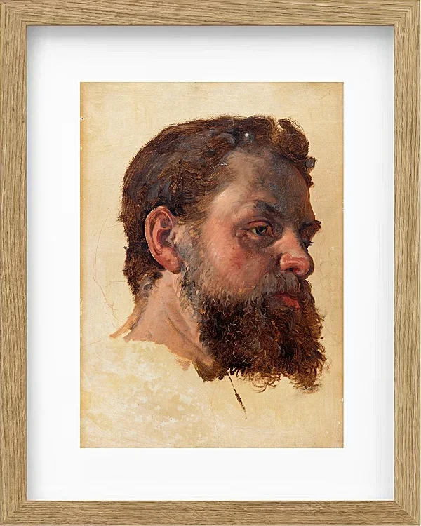 Ein bärtiger Mann – 1841