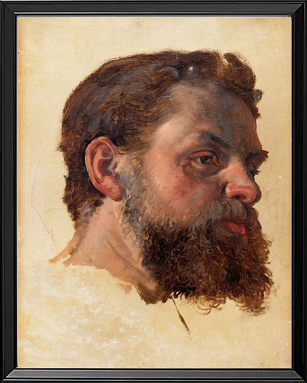 Ein bärtiger Mann – 1841