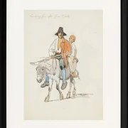 Ein italienischer Bauer mit seinem Sohn - 1846