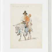 Ein italienischer Bauer mit seinem Sohn - 1846