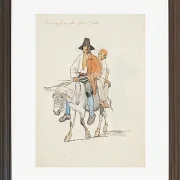 Ein italienischer Bauer mit seinem Sohn - 1846