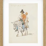 Ein italienischer Bauer mit seinem Sohn - 1846