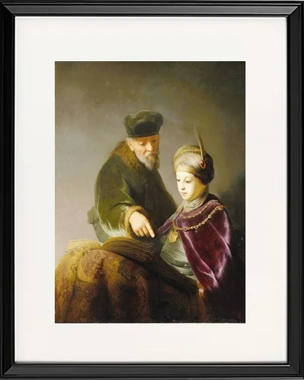 Ein junger Gelehrter und sein Lehrer - 1629