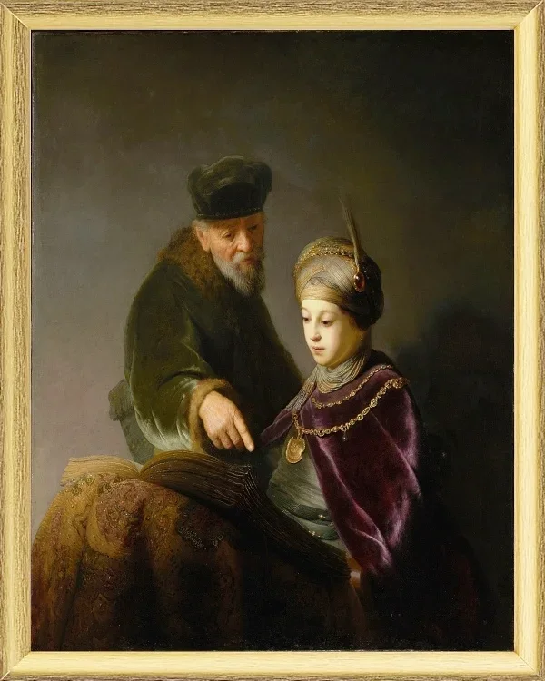 Ein junger Gelehrter und sein Lehrer - 1629