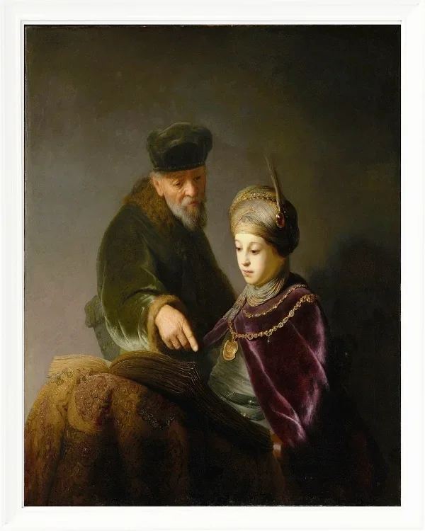 Ein junger Gelehrter und sein Lehrer - 1629