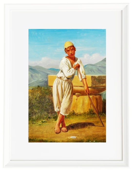 A shepherd boy from Pæstum - 1841