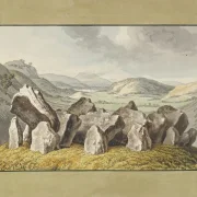 Ein prähistorischer Steinkreis auf einem Hügel - 1790