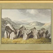 Ein prähistorischer Steinkreis auf einem Hügel - 1790