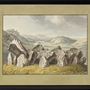 Ein prähistorischer Steinkreis auf einem Hügel - 1790