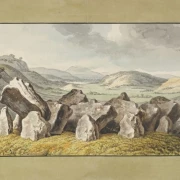 Ein prähistorischer Steinkreis auf einem Hügel – 1790