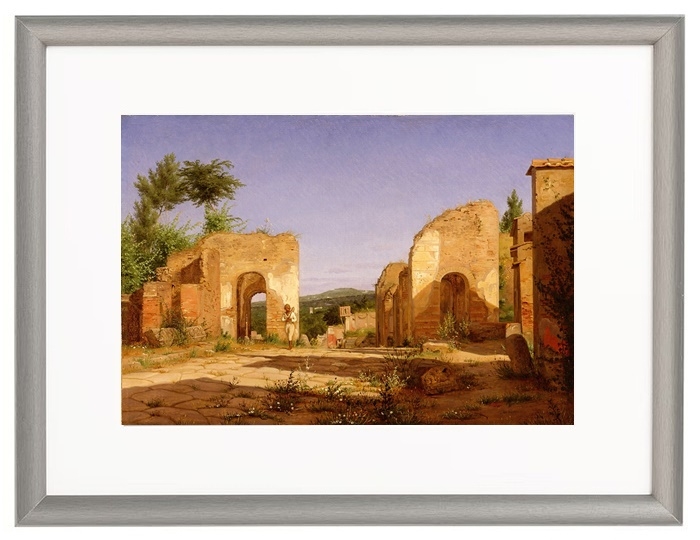 Tor in der Via Sepulcralis in Pompeji – 1846