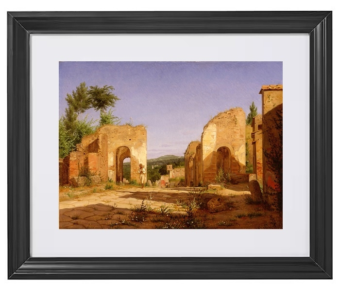 Tor in der Via Sepulcralis in Pompeji – 1846