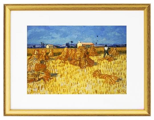 Getreide Ernte in der Provence - 1888