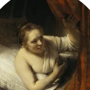 Eine Frau im Bett – 1645