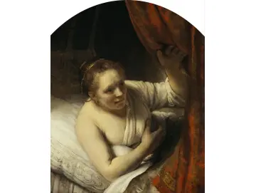 Eine Frau im Bett – 1645