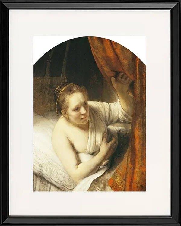 Eine Frau im Bett – 1645