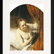 Eine Frau im Bett – 1645