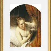 Eine Frau im Bett – 1645