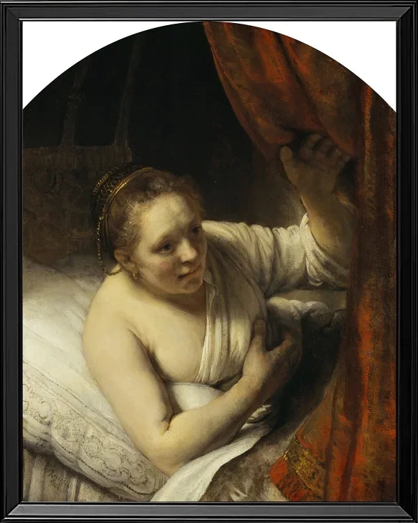 Eine Frau im Bett – 1645