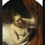 Eine Frau im Bett – 1645