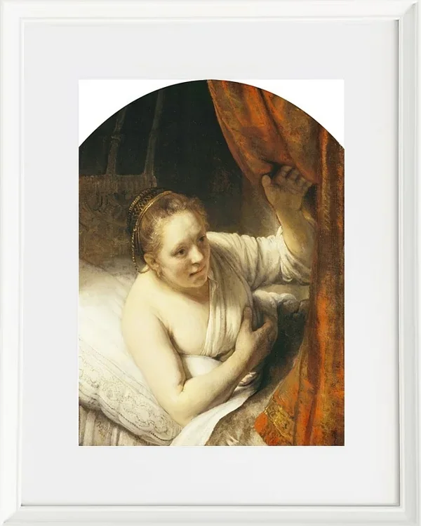 Eine Frau im Bett – 1645