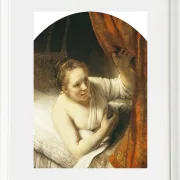 Eine Frau im Bett – 1645