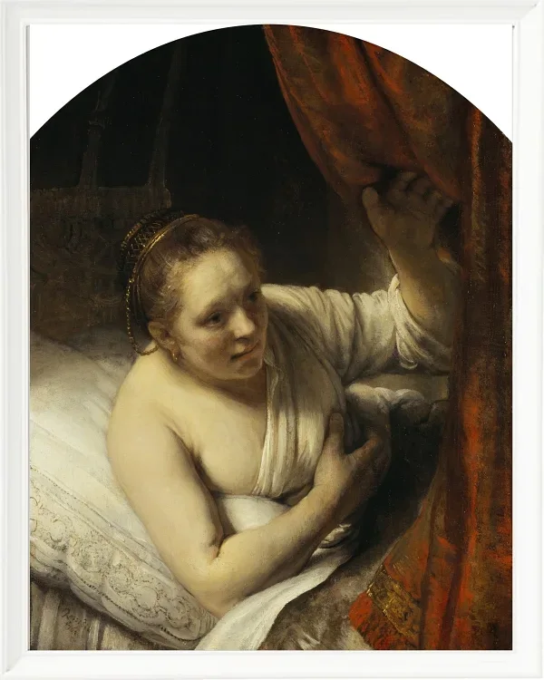 Eine Frau im Bett – 1645