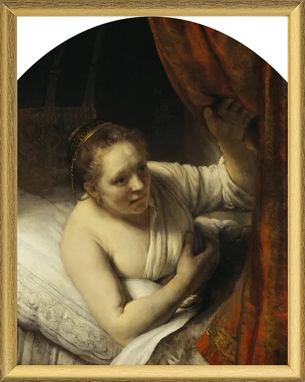 Eine Frau im Bett – 1645