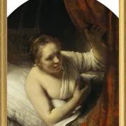 Eine Frau im Bett – 1645