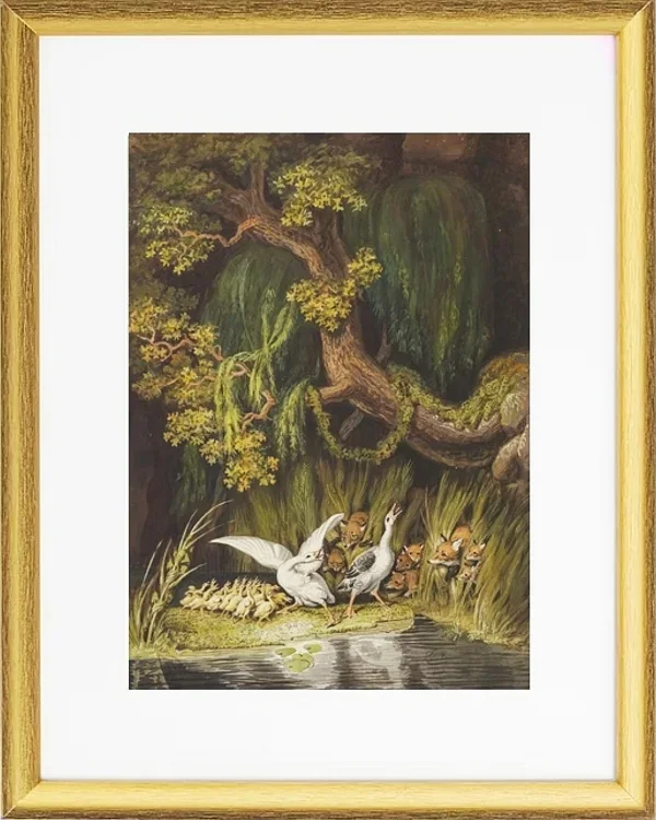 Eine Gans und ein Gänserich 1806