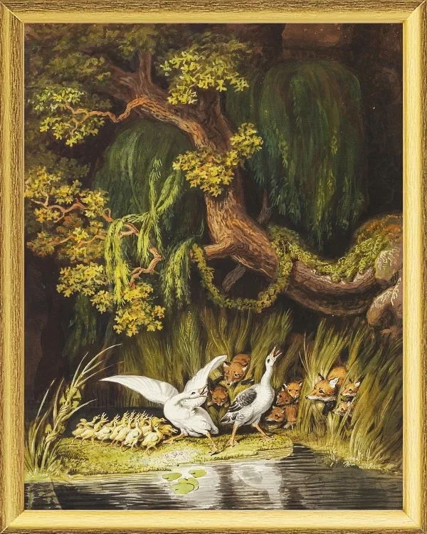 Eine Gans und ein Gänserich 1806