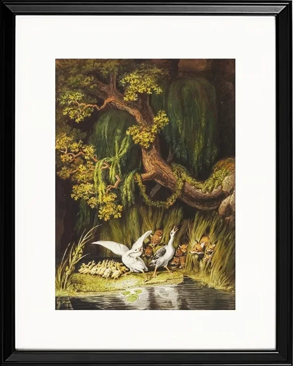 Eine Gans und ein Gänserich 1806