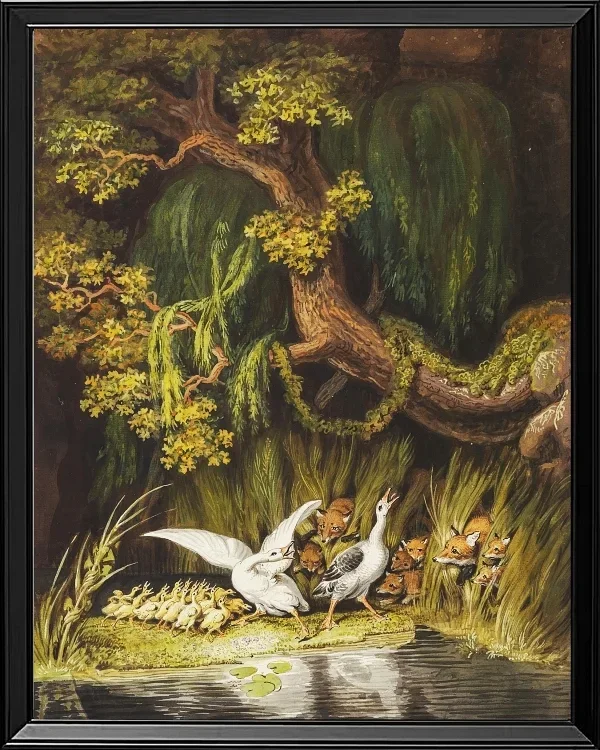 Eine Gans und ein Gänserich 1806