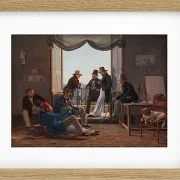 Eine Gruppe dänischer Künstler in Rom – 1837