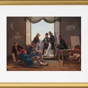 Eine Gruppe dänischer Künstler in Rom – 1837