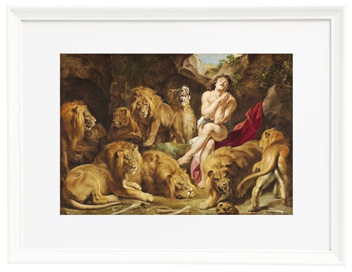 Daniel in the lions den - 1616