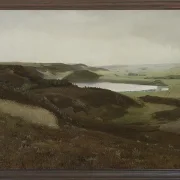 Laurits Andersen Ring – Et landskab ved Bryrup Jylland 1888 | Indrammet giclée-kunsttryk