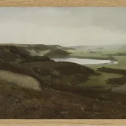 Laurits Andersen Ring – Et landskab ved Bryrup Jylland 1888 | Indrammet giclée-kunsttryk