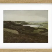 Laurits Andersen Ring – Et landskab ved Bryrup Jylland 1888 | Indrammet giclée-kunsttryk