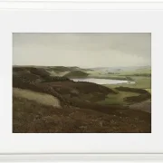 Laurits Andersen Ring – Et landskab ved Bryrup Jylland 1888 | Indrammet giclée-kunsttryk