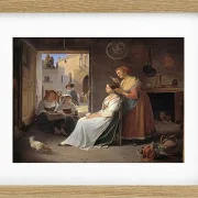 En ung italiensk kvinde bliver udsmykket af sin mor - 1835