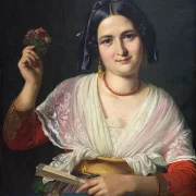 Eine römische Frau im Kostüm – 1847