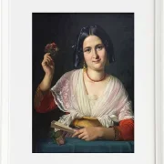 Eine römische Frau im Kostüm – 1847