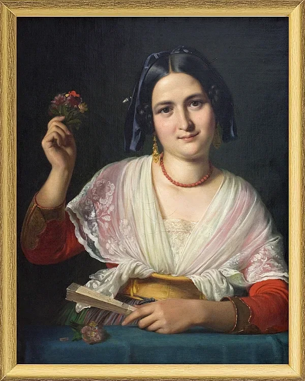Eine römische Frau im Kostüm – 1847