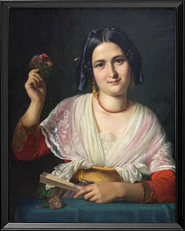 Eine römische Frau im Kostüm – 1847