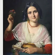 Eine römische Frau im Kostüm – 1847