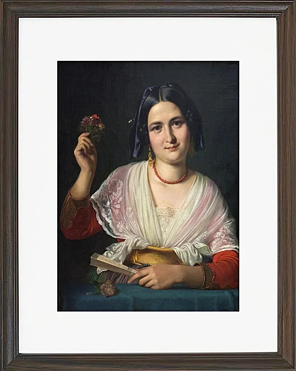 Eine römische Frau im Kostüm – 1847