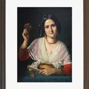 Eine römische Frau im Kostüm – 1847